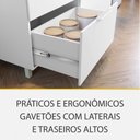 Ver imagem 6 de Cozinha Modulada 2 Peças Nesher Marquesa Ripado 100% Mdf