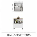 Ver imagem 4 de Cozinha Modulada 2 Peças Nesher Marquesa Ripado 100% Mdf