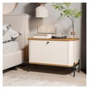 Ver imagem 3 de Mesa de Cabeceira Tucupí Off White Nature Preto JB Bechara