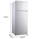 Ver imagem 7 de Geladeira Refrigerador Hq Defrost 230 Litros Branco Hq-230rdf 220v