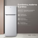 Ver imagem 5 de Geladeira Refrigerador Hq Defrost 230 Litros Branco Hq-230rdf 220v