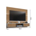 Ver imagem 4 de Painel Tv Âmbar 2 Portas Cinamomo/off White/ripado - Bechara