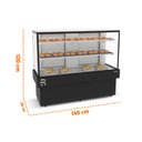 Ver imagem 2 de Confeitaria Vanguard Plus Quente Vitrine Expositora Padarias 145cm 60ºc Cvpq 1450 220v - Refrimate
