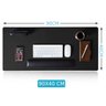Kit 2 Mousepad Grande 90x40 Gamer Jogos Antiderrapante Preto - 5