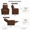 Ver imagem 3 de Poltrona Reclinável do Papai Conforto Yescasa