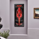 Ver imagem 1 de Quadro 1.4 Decorativo F1 Sf-24 N16 Cl Artesanal Fibra de Vidro e Polietileno 2024 Vermelho G53 - Gra