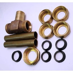 Tee Metal Ajustável Para Misturador Lavatório Deca - 4600532 - 3