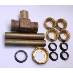 Tee Metal Ajustável Para Misturador Lavatório Deca - 4600532 - 1