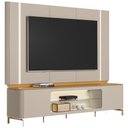 Ver imagem 1 de Rack para Sala Led com Painel para Tv 70 Pol Elysia L05 Tauari Off White Fosco - Lyam Decor