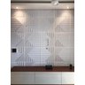 Kit 56 Placas Painel Revestimento 14m² Ripado Plastico Poliestireno Fachada Interno Decoração 3d Pvc - 1
