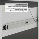 Ver imagem 6 de Bancada de Estudos Modulada 90cm 1 Porta Alpes Luciane Móveis