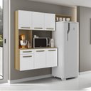 Ver imagem 6 de Cozinha Compacta Suspensa 06 Portas 01 Gv 2012145 Atacama Branco Armoveis
