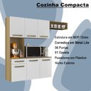 Ver imagem 5 de Cozinha Compacta Suspensa 06 Portas 01 Gv 2012145 Atacama Branco Armoveis