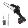 Mini Motosserra Eletrica 48v Potente 6 Polegadas sem Fio Portatil Bateria Recarregavel Bambu Madeira - 1