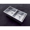 Cuba Dupla Cozinha Gourmet Inox Cor Prateado Dupla Luxo Technox - 2