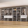 Guarda-roupas Closet Modulado 405cm 6 Peças com 6 Gavetas e Cabideiros Multimóveis Mp4322 - 8