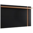 Ver imagem 2 de Painel para TV 70 pol Extensível 180cm Lara C04 Preto Fosco Noce Milano - Lyam Decor