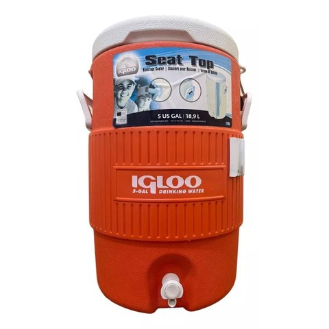 Galão Botijão Cooler Térmico Igloo 18 Lt 5 Gallon = Coleman