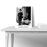 Quadro Decorativo Filme Chaplin - Vinil - Preta - 1