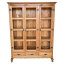 Ver imagem 1 de Cristaleira Madeira de Demolição 3 Portas 3 Gavetas Sudeste Rústico