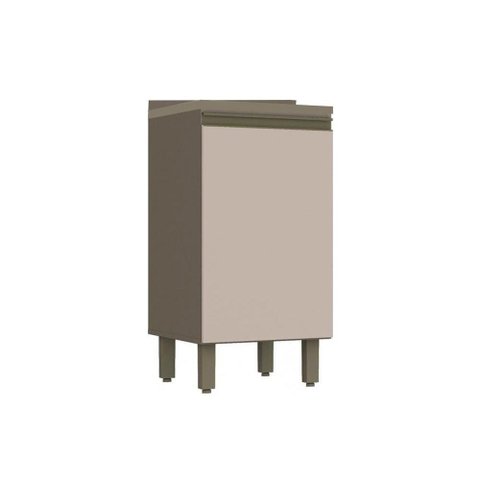 Gabinete de Cozinha Modulado Balcão Connect 1 Porta c/ Tampo Duna/Cristal - Henn