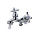 Ver imagem 5 de Torneira Pia Tanque Maquina Jardim Duas Saídas C/ Bico Cromado Abs