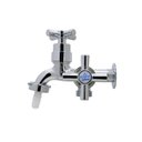 Ver imagem 4 de Torneira Pia Tanque Maquina Jardim Duas Saídas C/ Bico Cromado Abs