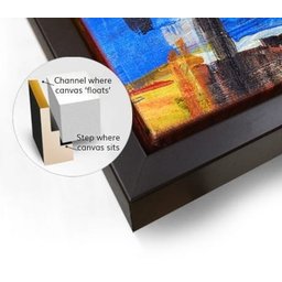 Quadro Decorativo Canvas Flamengo i1801-07 - Preto - 50x75 - 6