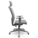 Ver imagem 2 de Cadeira de Escritório Presidente Brizza Braço 3d Backplax Nr17 Base Piramidal Assento Couro Ecológic