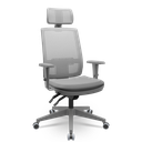 Ver imagem 1 de Cadeira de Escritório Presidente Brizza Braço 3d Backplax Nr17 Base Piramidal Assento Couro Ecológic