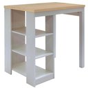 Ver imagem 1 de Bancada Ilha Cozinha 3 Prateleiras 90x60 Cm Cd1022 Cinza Dtall