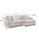 Ver imagem 2 de Sofá Cama Retrátil e Reclinável Inova 190 Cm Braço 15 Cm Meu Sofá Online