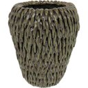 Ver imagem 1 de Vaso Decorativo Enfeite Casa Cerâmica 28x24x24cm Verde