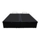 Ver imagem 4 de Cama Box Baú Casal Bipartido NK Camas Sintético Preto 41x138x188