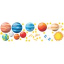Ver imagem 5 de Adesivo de Parede Decorativo Infantil Sistema Solar