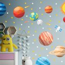 Ver imagem 2 de Adesivo de Parede Decorativo Infantil Sistema Solar