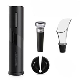 Kit Abridor de Vinhos Saca Rolhas Elétrico Automático - 1