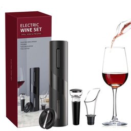 Kit Abridor de Vinhos Saca Rolhas Elétrico Automático - 8