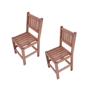 Ver imagem 1 de Dupla de Cadeiras em Madeira Maciça Churrasco Gourmet