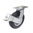 Ver imagem 3 de Rodizio Borracha Roda Maciça 250-4 Rol.esfera C/freio 200kg