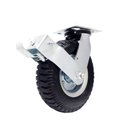 Ver imagem 1 de Rodizio Borracha Roda Maciça 250-4 Rol.esfera C/freio 200kg