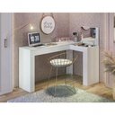 Ver imagem 3 de Escrivaninha Penteadeira De Canto 3003029 Branco Mbl Branco