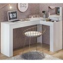 Ver imagem 6 de Escrivaninha Penteadeira De Canto 3003029 Branco Mbl Branco