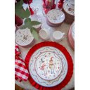 Ver imagem 3 de JOGO SOBREMESA NATAL ALLEANZA GREETINGS C/6 PRATOS 1ª LINHA
