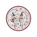 Ver imagem 1 de JOGO SOBREMESA NATAL ALLEANZA GREETINGS C/6 PRATOS 1ª LINHA