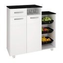 Ver imagem 2 de Fruteira 2 Portas 1 Gaveta Dália Kaiki Móveis