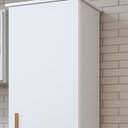 Ver mais imagens de Armário Multiuso 1 Porta e 4 Prateleiras para Lavanderia Jasmim Yescasa