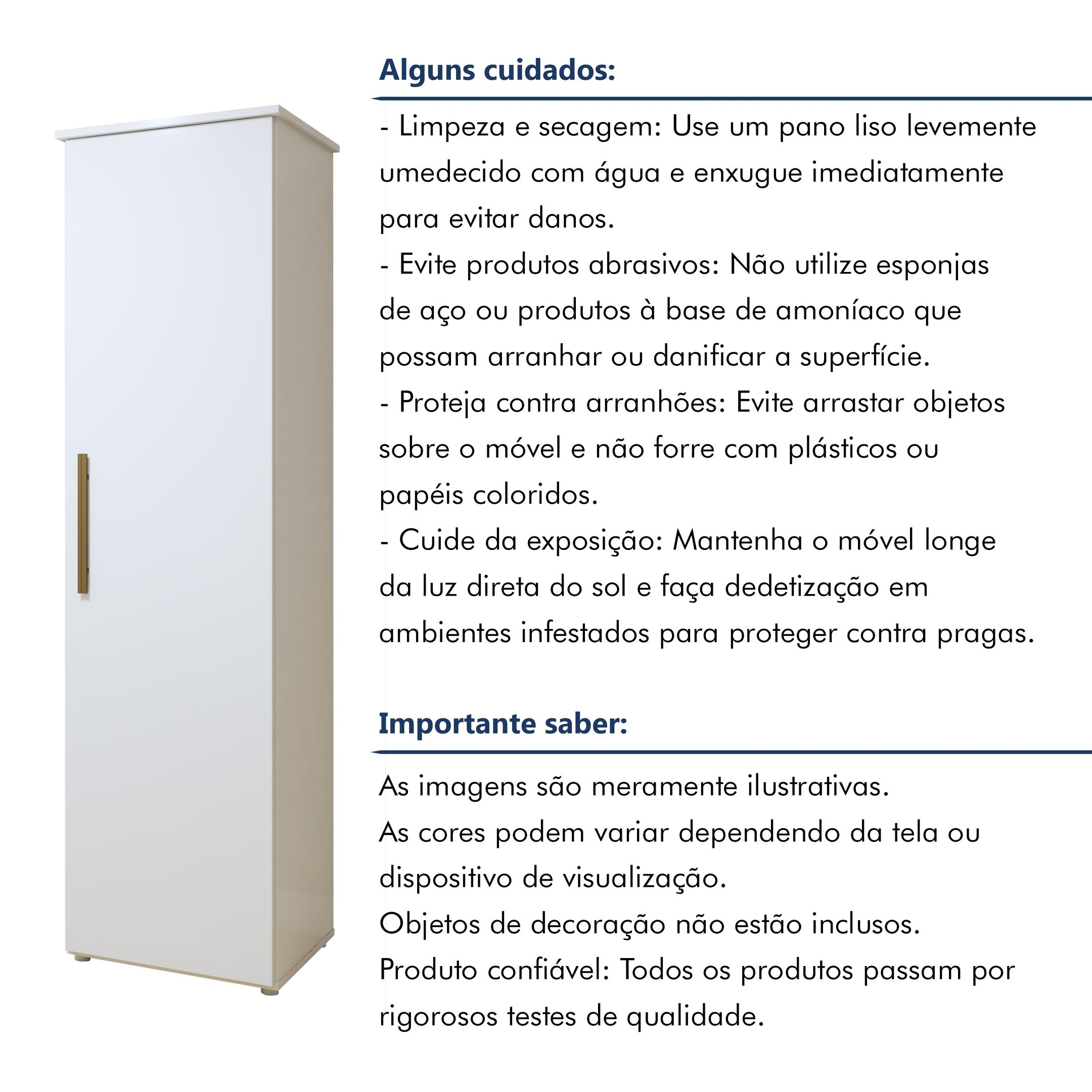 Armário Multiuso 1 Porta e 4 Prateleiras para Lavanderia Jasmim