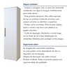Armário Multiuso 1 Porta e 4 Prateleiras para Lavanderia Jasmim Yescasa - 11
