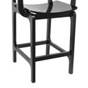 Ver imagem 7 de Banqueta Alta Bistrô Gus C/ Braços - Preto - Assento Preto Madeira